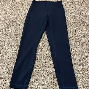 Lululemon wunder train Navy Blue High-Waisted Leggings